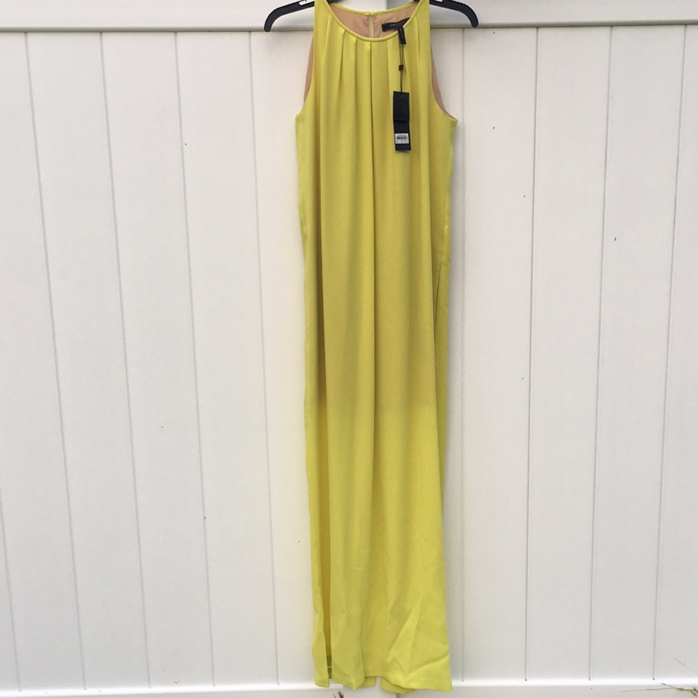 Gorgeous BCBG Maxazria mustard yello dress